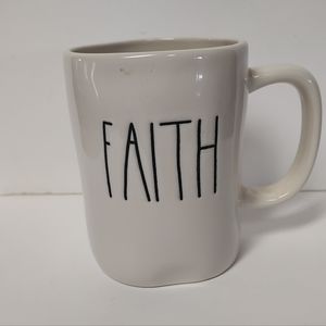 NWOT Rae Dunn "Faith" Cup 12 oz.